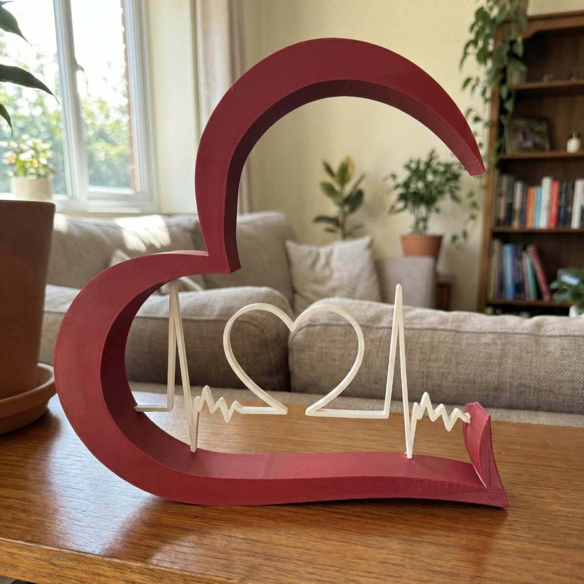 3D Printed Heartbeat Sculpture