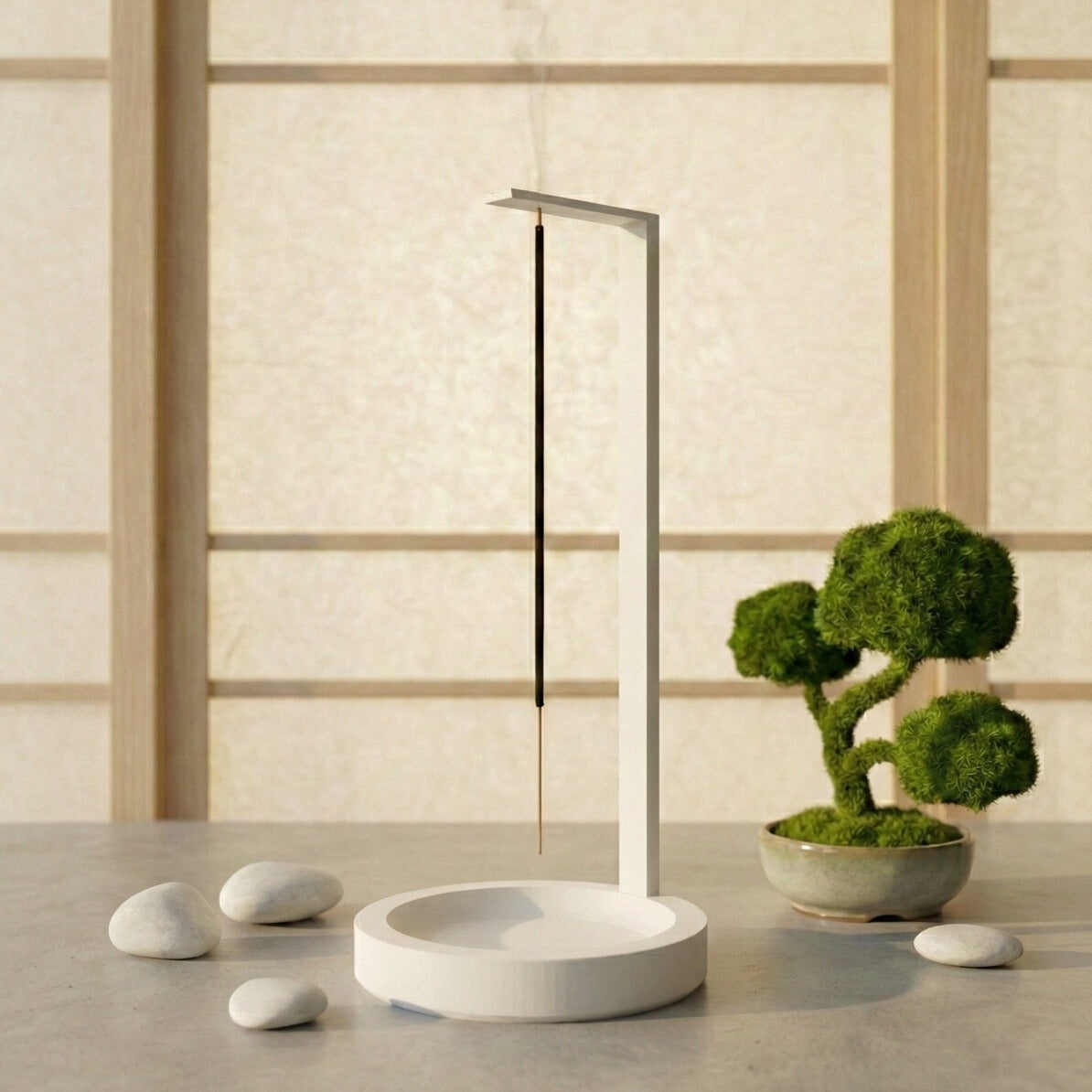 Upside Down Incense Stick Holder with Ash Catcher Tray