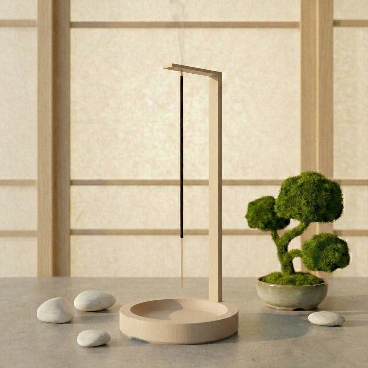 Upside Down Incense Stick Holder with Ash Catcher Tray