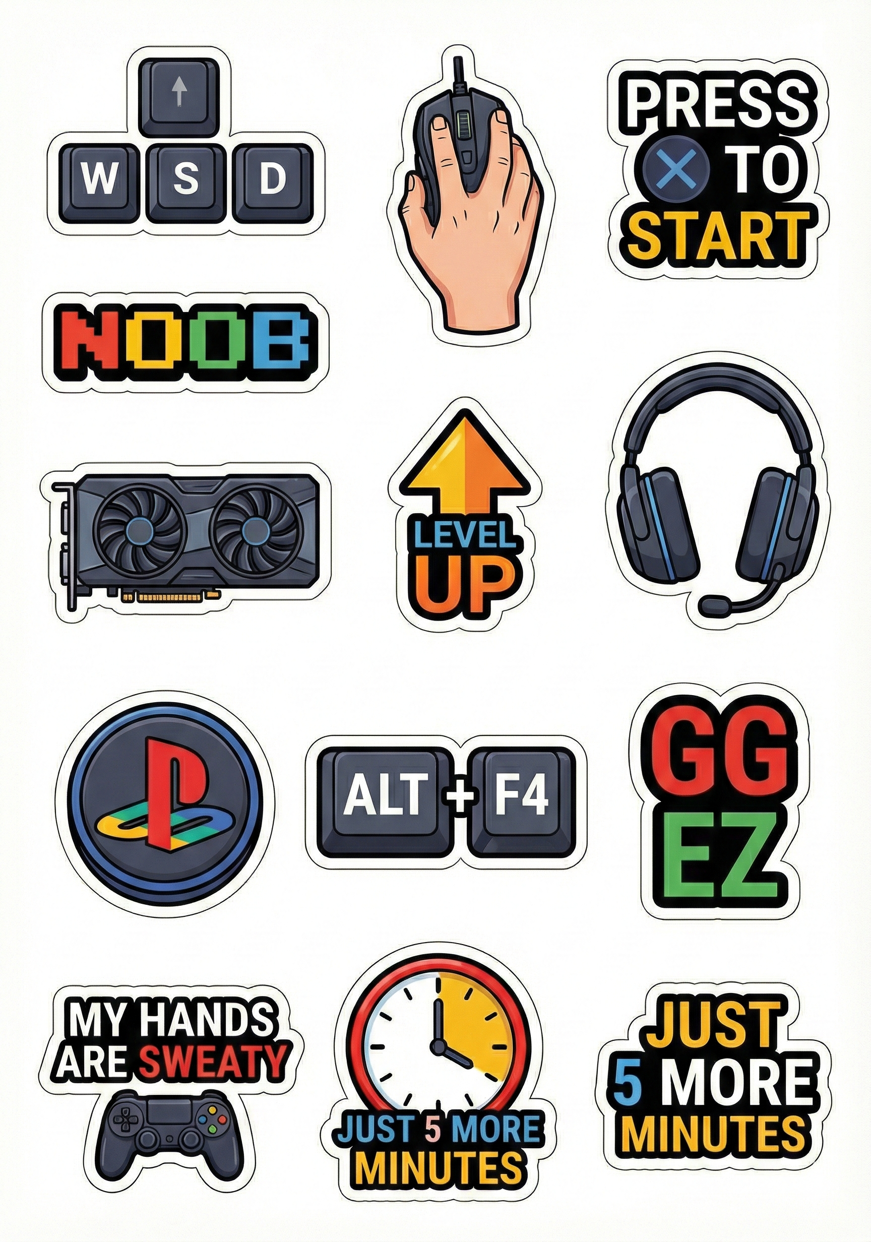Ultimate Gamer Sticker Pack
