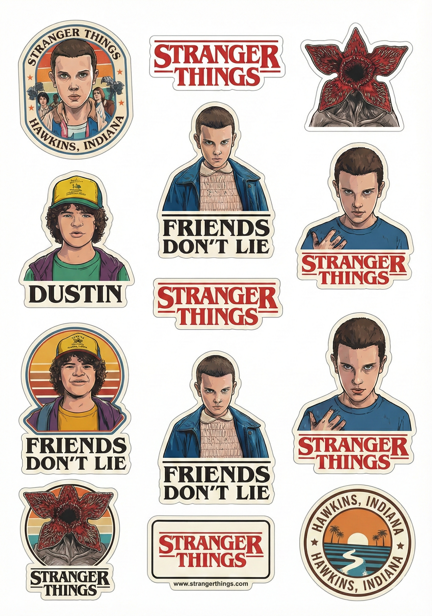 Ultimate Stranger Things Sticker Pack