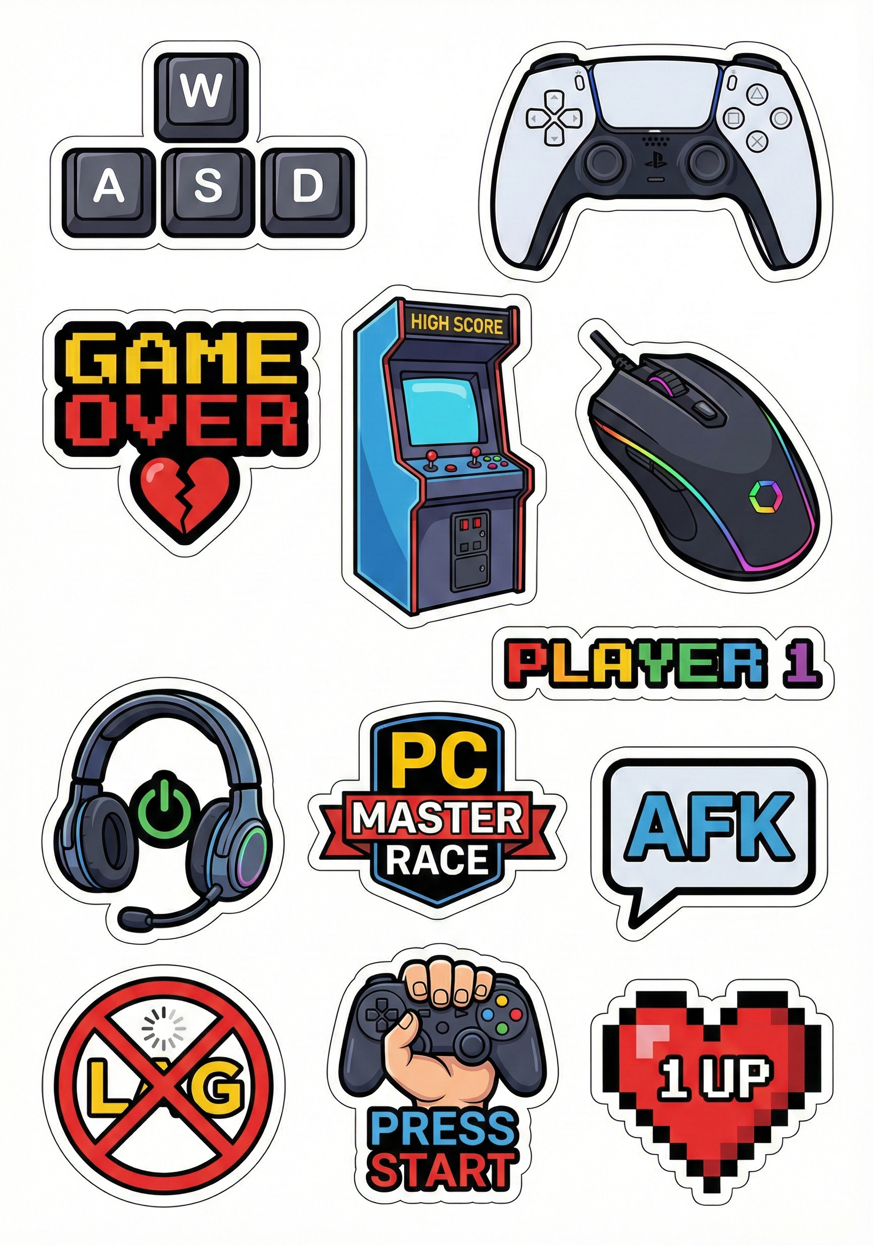 Ultimate Gamer Sticker Pack