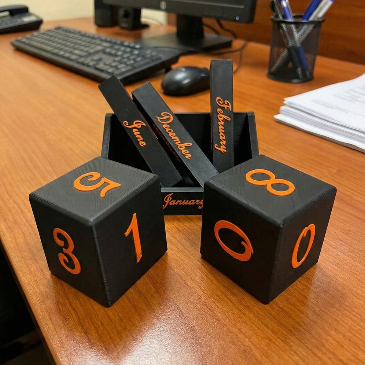 Modular Desk Calendar for Home & Office Decor